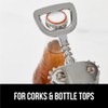 GORILLA GRIP BPA-Free Premium Wine Opener, Heavy Duty Zinc Alloy