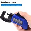 Bestgle Portable Thickness Gauges, 0-12mm Digital Thickness Caliper Micrometer Thickness