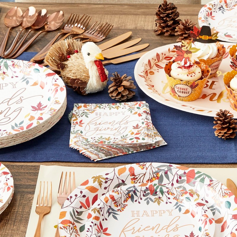 Sparkle and Bash 50-Pack Friendsgiving Paper - 5 x 5
