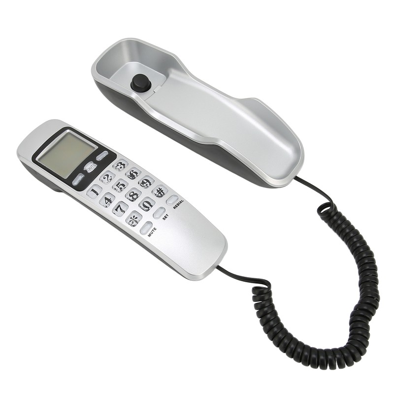 KXT888CID Landline Wall Phones Corded Landline Telephone with LCD Display