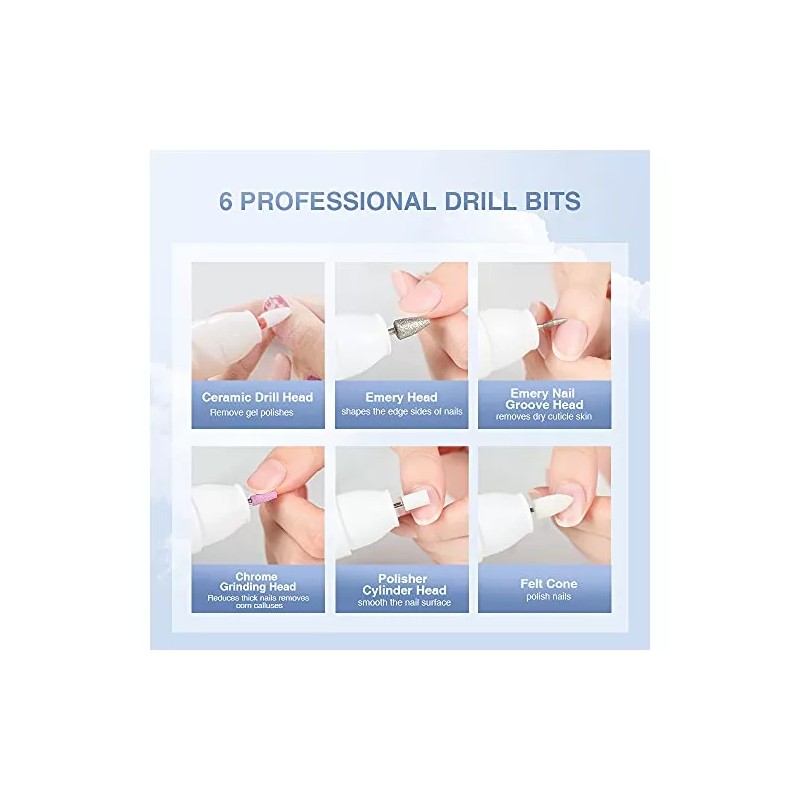 TouchBeauty Pulidora De Uñas Eléctrica Inalámbrica, Touchbeauty - Para