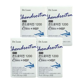 Dr.Lin Song Joong-ki Chondroitin 1200 Conrity MBP 30 tablets 4 boxes 4 months / 닥터린 송중기 콘드로이친 1200 콘레이티 MBP 30정 4박스 4개월