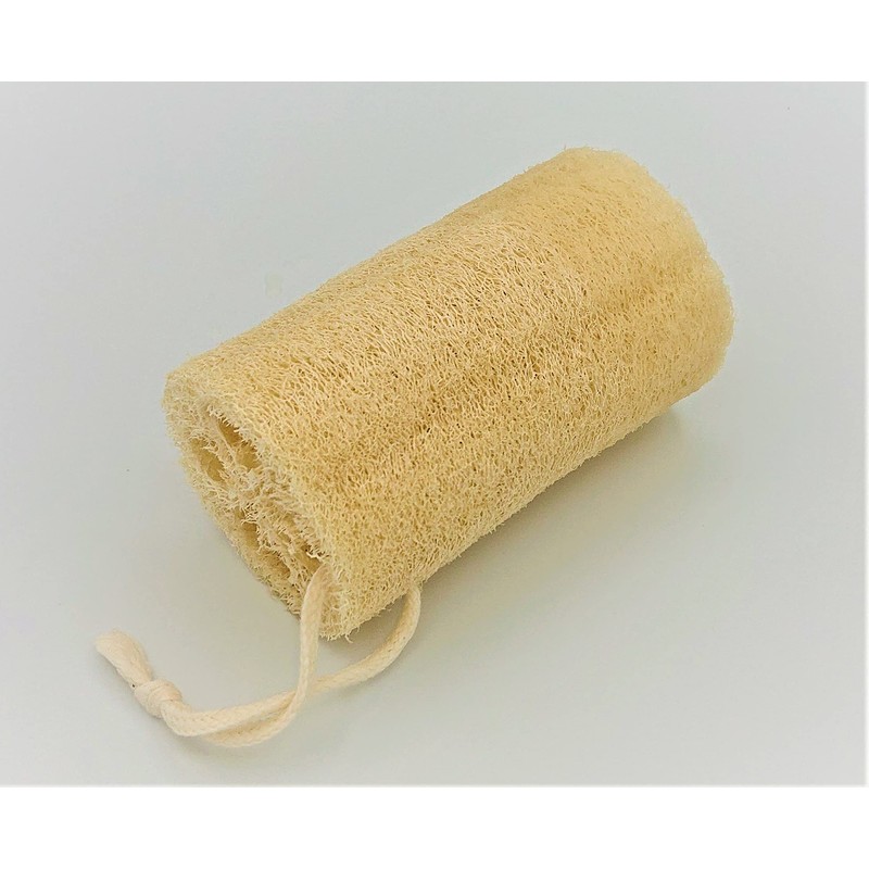 Loofah Body Sponge Half Round with String