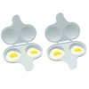 Nordic Ware 64702 Microwave 2 Cavity Egg Poacher (2 Pack)