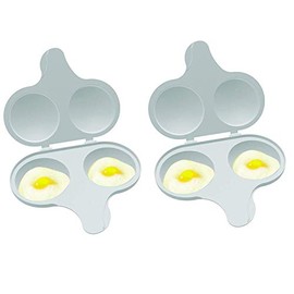 Nordic Ware 64702 Microwave 2 Cavity Egg Poacher (2 Pack)