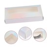 Baluue 50pcs Eyelash Cases Eyelash Organizer Storage Boxes for Travel