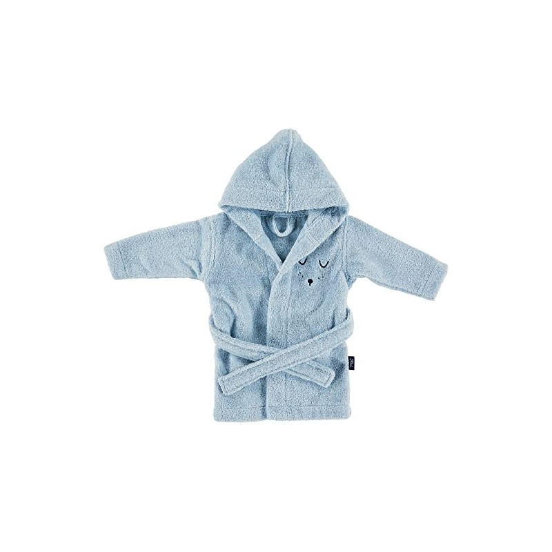 Alvi 951619911 Bathrobe with Hood Blue 86/92, blue