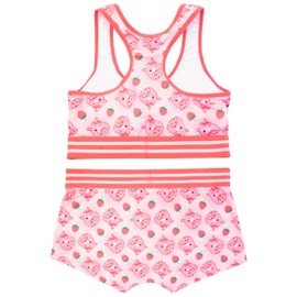 Squishmallows Women's Strawberry Cow Sports Bra and Boy Short Underwear Set in Sizes XXXS-XL, 2-Pack Calynda