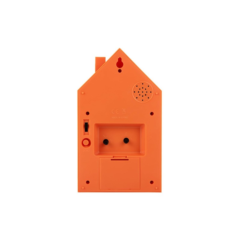 Karlsson Bright Orange Modern Cuckoo Alarm Clock