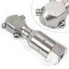 CNCEST 1/2" 360° Continuous Rotary Cleaning Nozzle Stainless 304 Tank