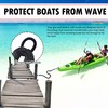SCGFPOE Bungee Dock Lines for Boats 4ft - Hook-on-Loop &
