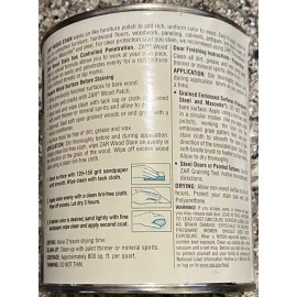 ZAR Quart Can ZAR 140 MERLOT Oil Based Interior Wood Stain 14012