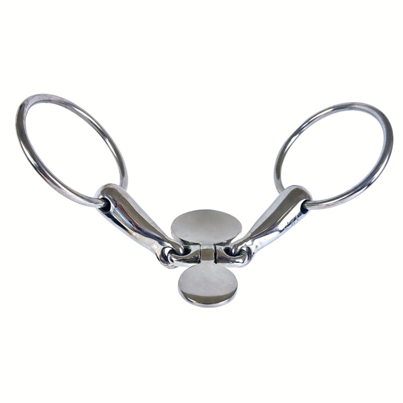 Equine Smile ES0075 Tongue Stretcher Snaffle Bit Water Snaffle with
