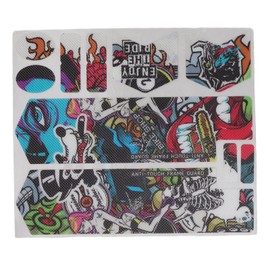 VBESTLIFE Front Fork Sticker Scratch Resistance PVC Bike Front Fork Protector Decal for Mountain Bikes Road Vehicles(Graffiti Front Fork) and Spare Parts