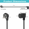 1.5M Australian Power Cord with 90 Degree Left Angle IEC