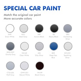 XTryfun EB Ebony Black Touch Up Paint Compatible with Kia, DIY Car Paint Scratch Repair, Automotive Paints, Quick & Easy Fix Scratch Repair for Forte/Sportage/Sorento/Soul/EV6/EV9/Niro/Rio/Optima