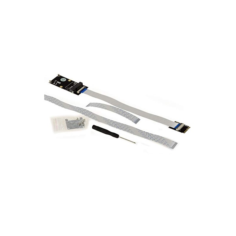 KALEA-INFORMATIQUE. Converter Mini PCIe to M.2 Key A E Connector
