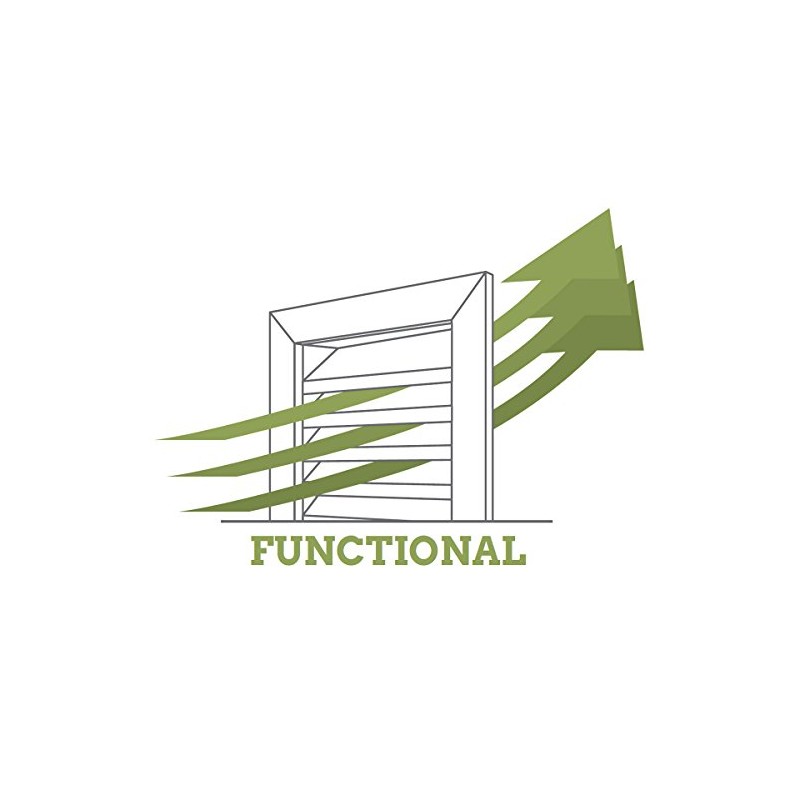 Ekena Millwork 12"W x 36"H x 1 5/8"P, Vertical Gable