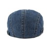 Denim Newsboy Hats Flat Cap for Men Women Adjustable Ivy
