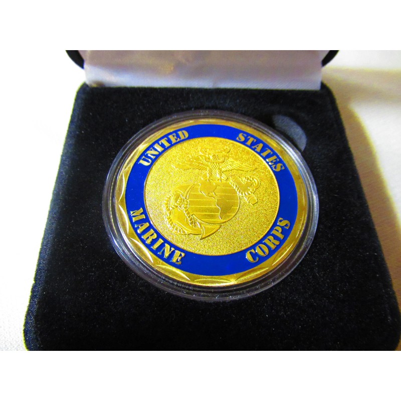 US MARINE CORPS - 4th MARINE REGIMENT Challenge Coin w/