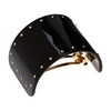 France Luxe Studded Ponytail Barrette, Black