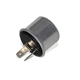 Alla Lighting 12V Heavy Duty 2 Pin Electronic LED Compatible Turn Signal Flasher Relay- Fits Motors Turn Signal & Hazard Warning