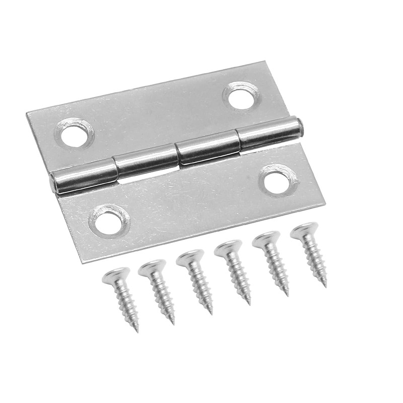 Piutouyar 12 Pack Butt Hinge 2 Inch Mini Hinges 304