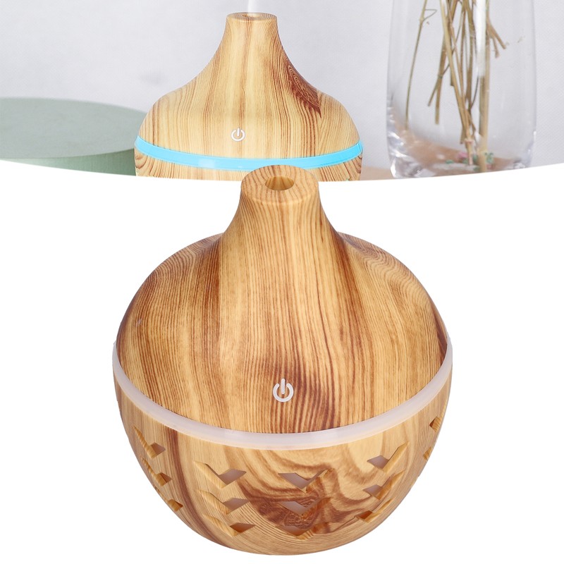 300ml Wood Grain Aroma Diffuser USB Air Purification Aromatherapy Humidifier