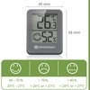 Bresser Temeo Thermometer Hygrometer, Hygro Indicator Set of 3 for
