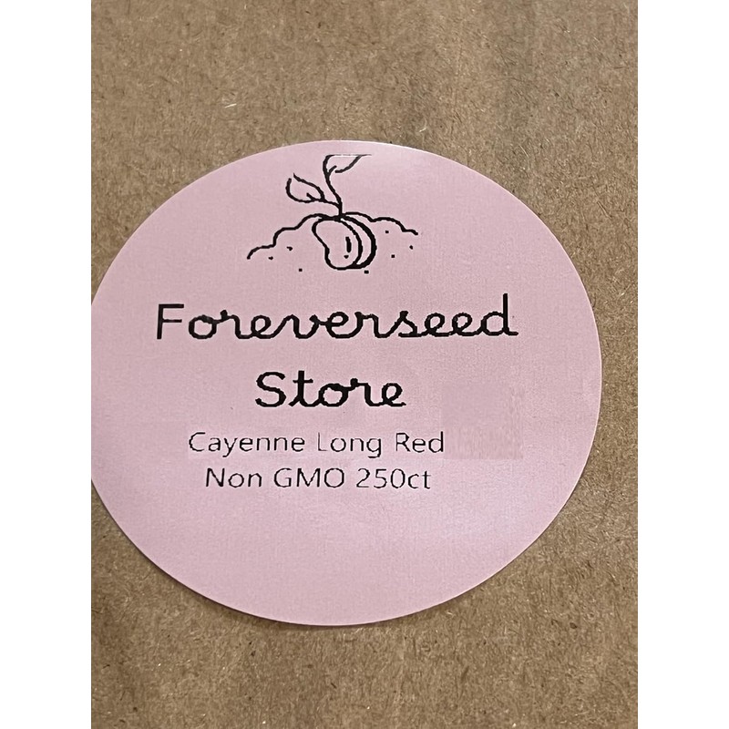 Non GMO Heirloom USA Grown Cayenne Red Pepper Seeds 250