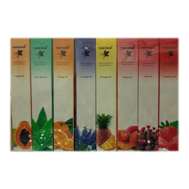 Yuan Quan 8 Aceites Para Cutícula Hidratante Para Uñas Yuan