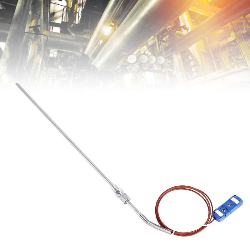 NTC Temperature Sensor ‑200℃‑350℃ T Type Thread 1/8in Diameter 5x330mm
