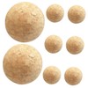TEHAUX 8Pcs Wooden Foosball Table Balls Durable Cork Balls for