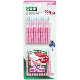 Gum Interdental Brush I-Shaped 20P Size M x 2