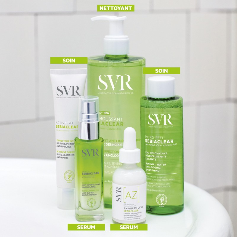 SVR Sebiaclear Ampoule Flash Sérum Anti-Imperfecciones para Piel con Tendencia