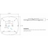 Silverlite 8.5in PCB Size,10.2in Overall Size,40W,3000K,3200LM,120V,CRI90,Dimmable LED Light Engine,Retrofit Light