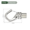 YOKIVE 2 Pcs Alloy M10 Ceiling Hook, Electroplate Pendant Fixtures