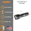 Sunlite 41780 LED Outdoor High Power Flashlight, 3-Modes, Flashlight, Strobe,