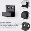 Leliafleury 4Pcs Ceramic Tile Display Bracket Stainless Steel Wall Hooks