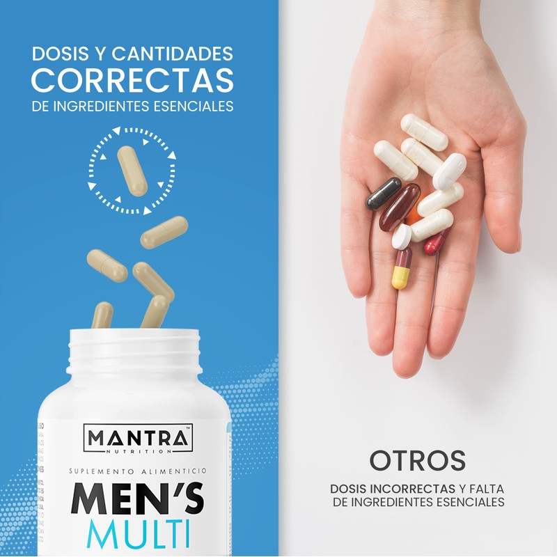 MULTIVITAMÍNICO DE HOMBRE | MANTRA Nutrition | Men´s Multi |