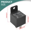 Hoypeyfiy 2Pcs JD1912 Automotive Relay, 4 Pin 40A 12V SPST