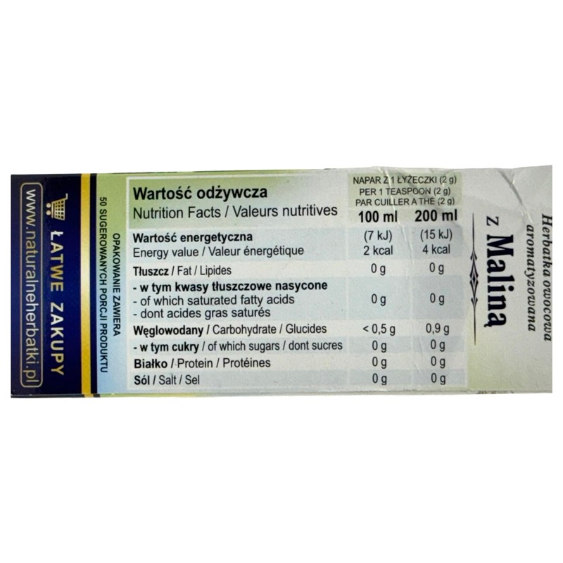 Malwa Dried Raspberry Fruit Te