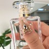 Golden Shadow Stone Handmade Nail Tips - Ballerina L /