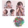 FEIFEI’S BOW 500 Pieces Multi Colour White Poly Rubber Bands