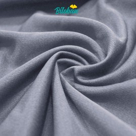 Biloban Pack and Play Sheet Fitted (39 x 27in), 2 Pack Ultra Soft Pack and Play Fitted Sheets, Playard Sheet for Boys or Girls, Machine Washable, Microfiber, Gray and White