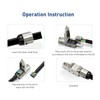 ZOERAX Cat 6A RJ45 Connectors Tool Free, 10 Gbps 500