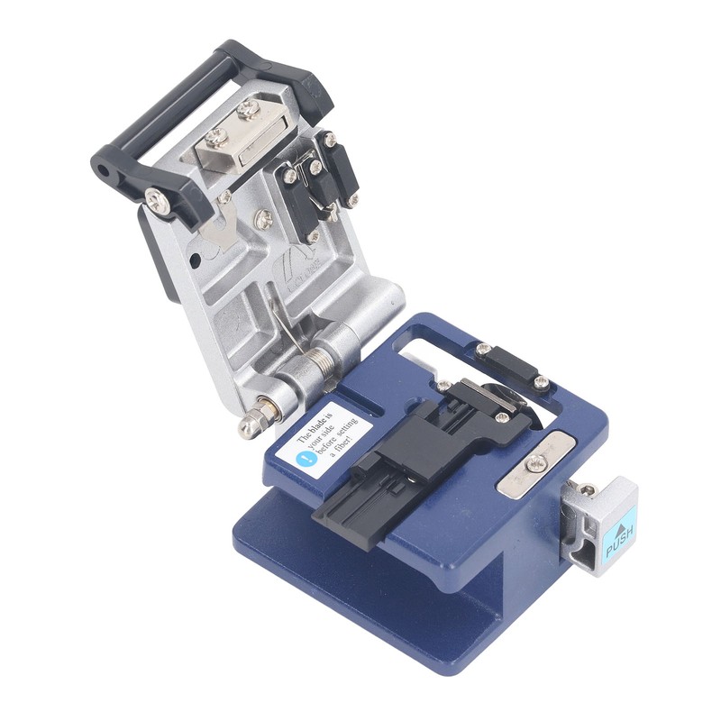 Fiber Optic Cleaver High Accuracy 12 Surfaces Blade Optical Fiber