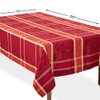 SARO LIFESTYLE Plaid Design Autumn Fall Season Tablecloth, 70" x