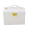 3 Tiers PU Leather Jewelry Storage Case Display Box Holder