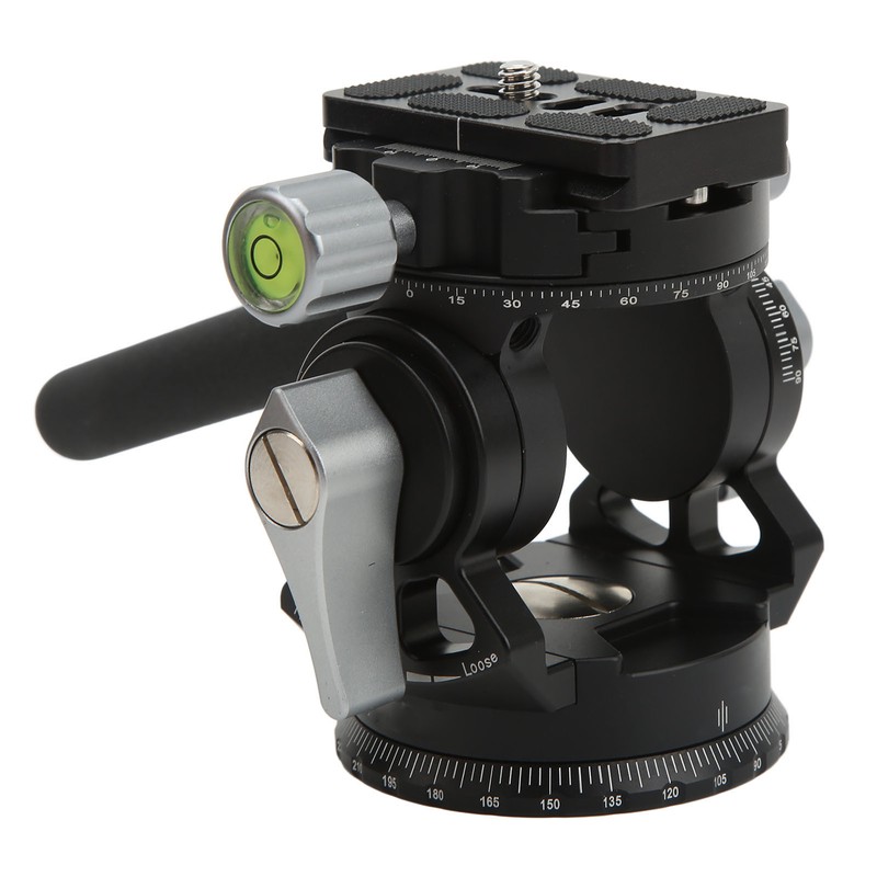 Camera Panoramic Tripod Head Aluminium Alloy with Handle Light Camera
